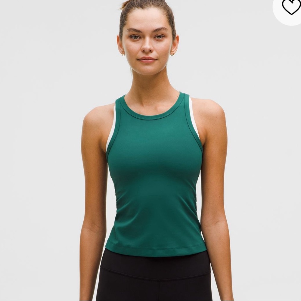 Lululemon Align Waist Length Racerback Tank top in Storm Teal